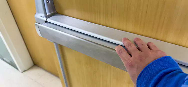 Installing a Push Bar on a Door Wichita Falls